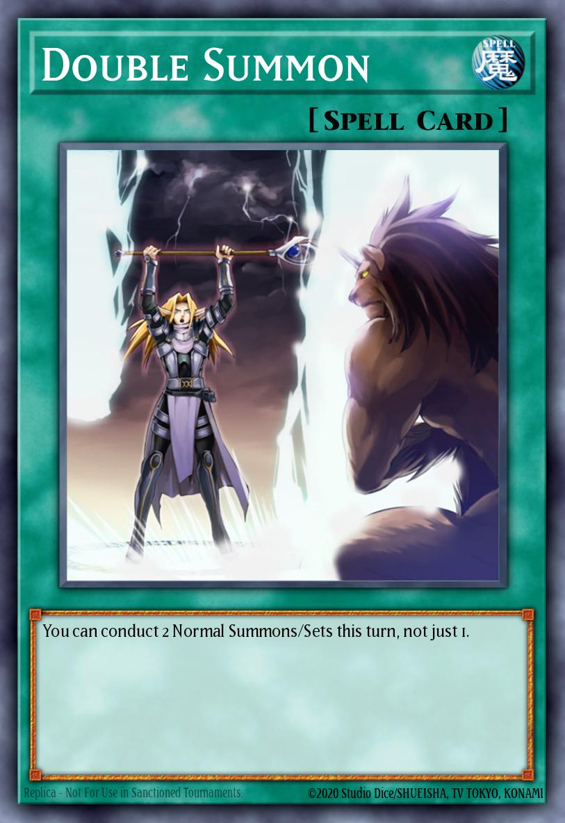 Double Summon Yu-Gi-Oh card