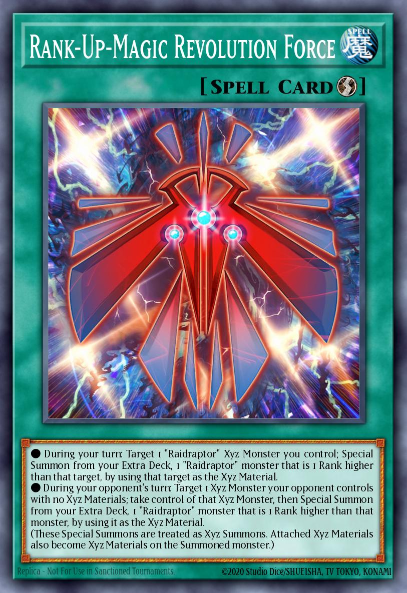 Rank-Up-Magic Revolution Force Yu-Gi-Oh card