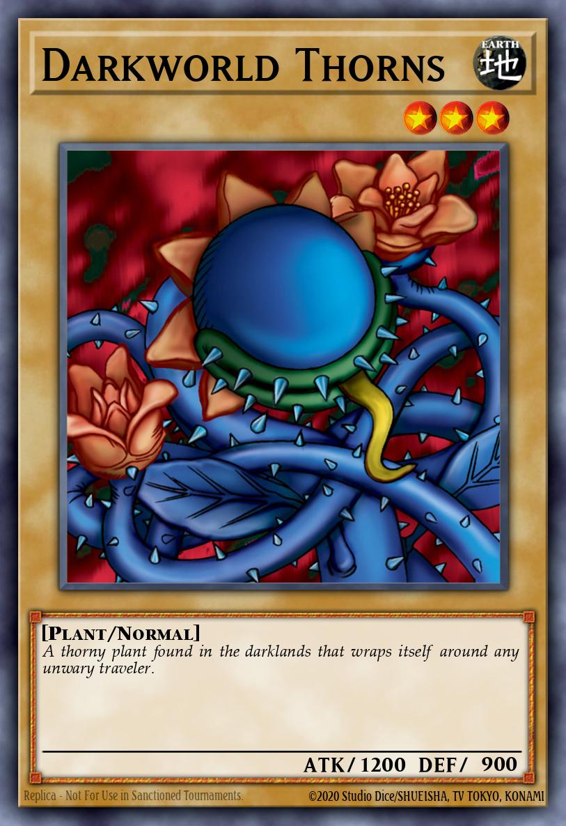 Darkworld Thorns Yu-Gi-Oh card