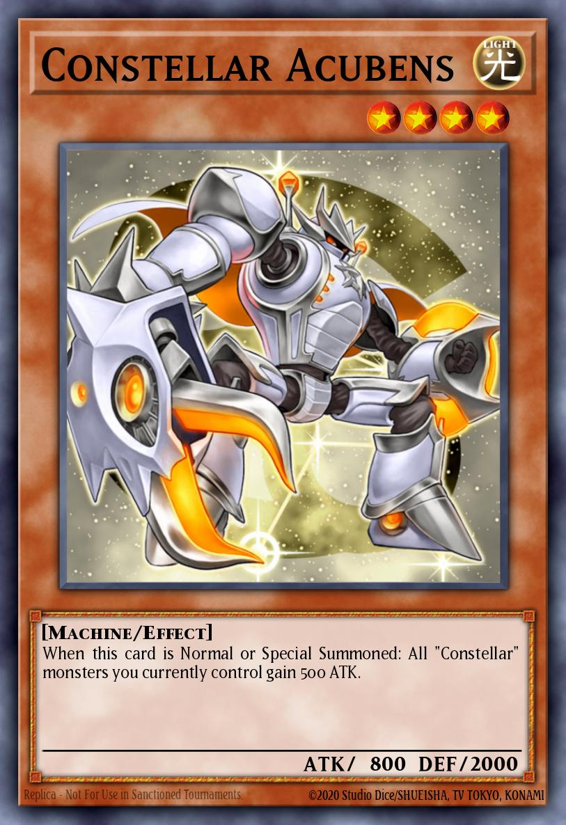 Constellar Acubens Yu-Gi-Oh card