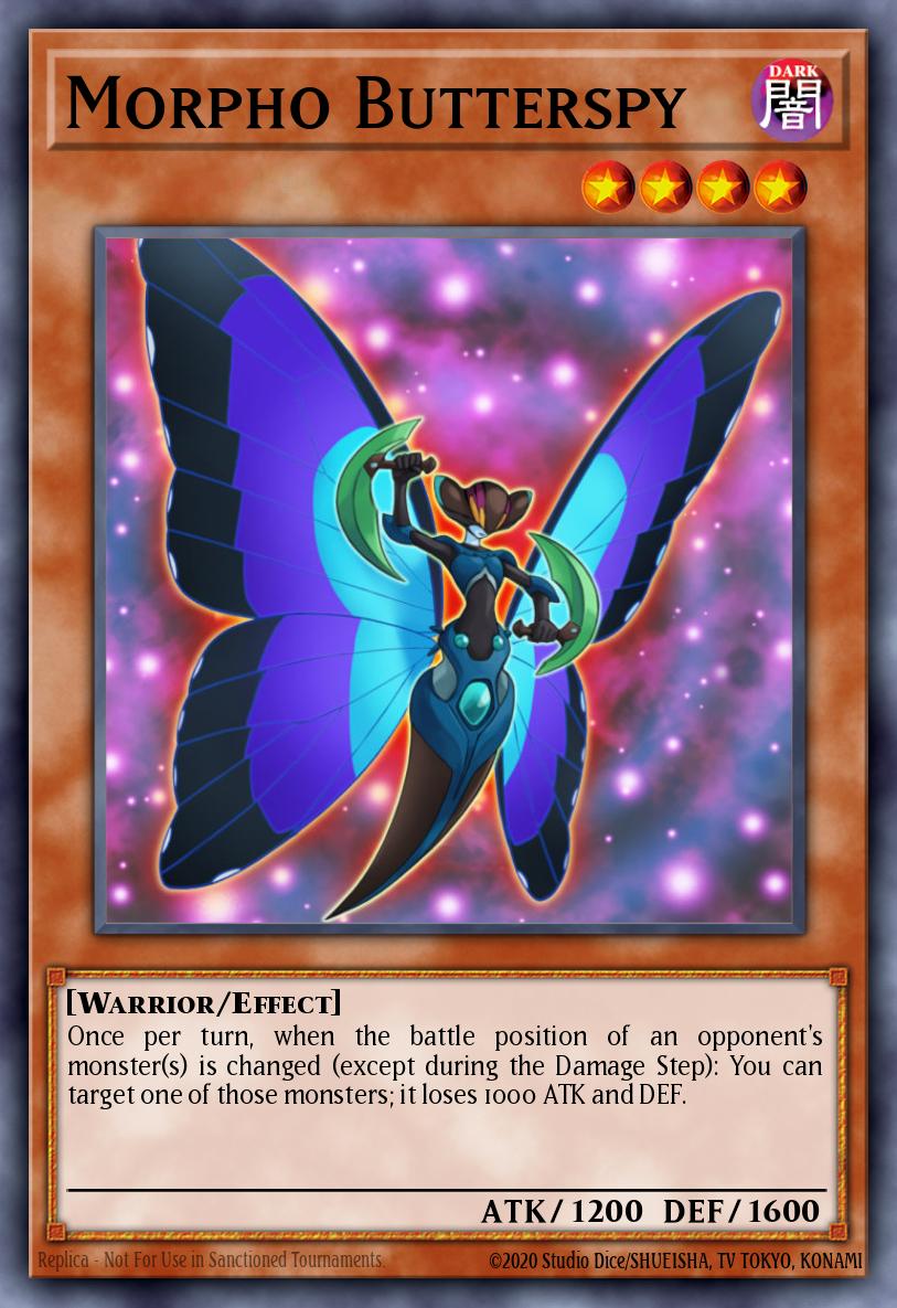 Morpho Butterspy Yu-Gi-Oh card