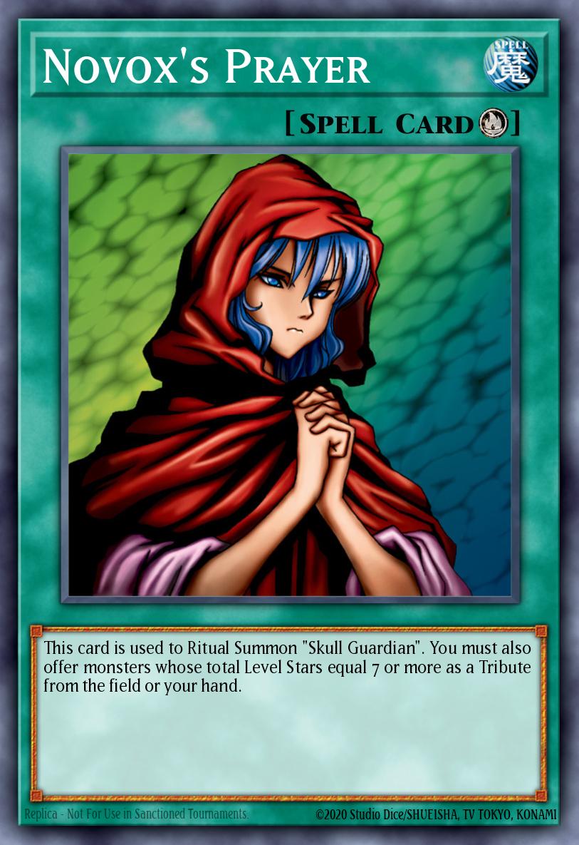 Novox's Prayer Yu-Gi-Oh card