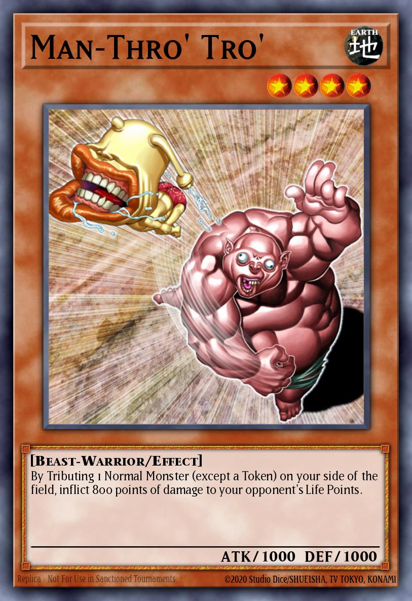 Man-Thro' Tro' Yu-Gi-Oh card