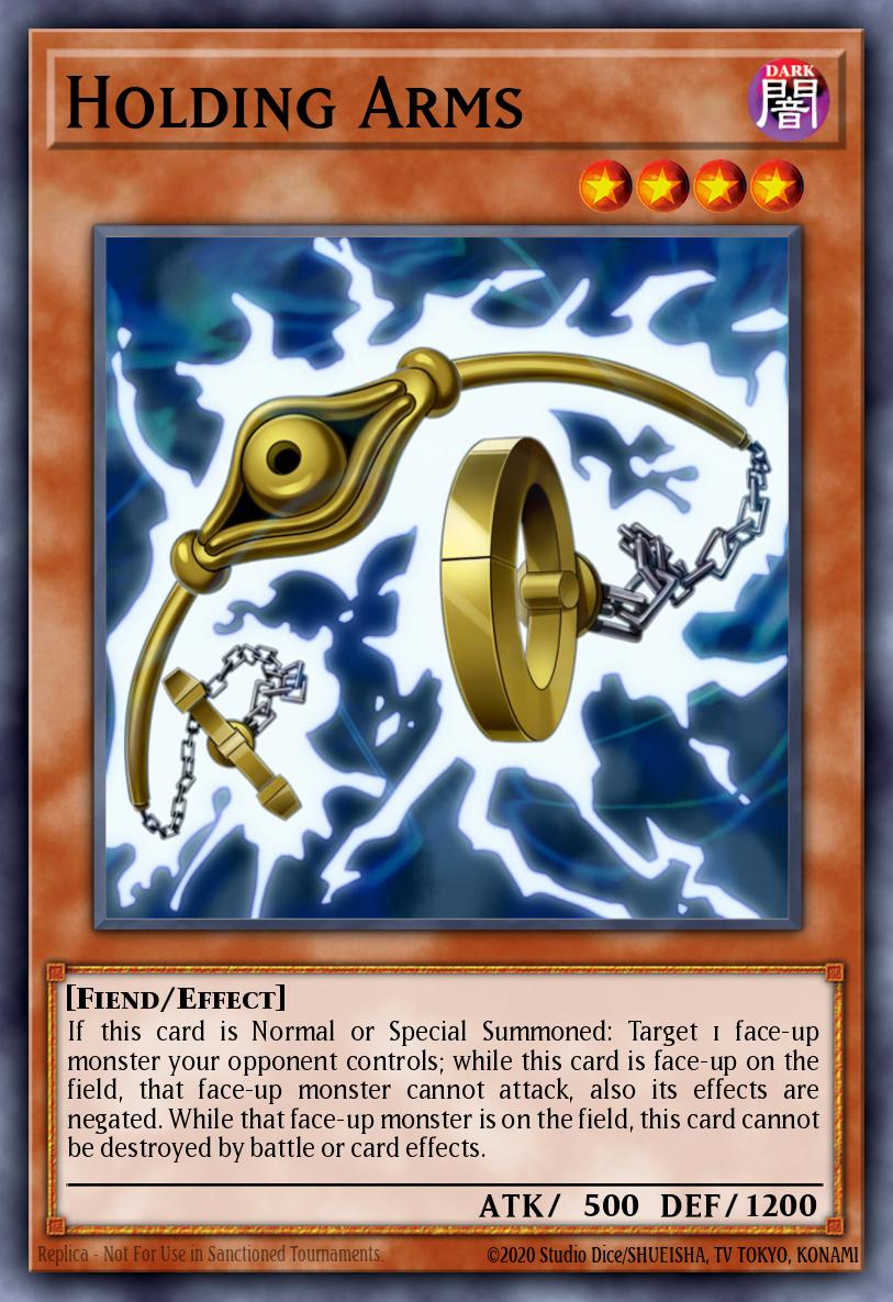 Holding Arms Yu-Gi-Oh card