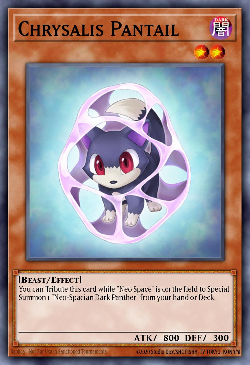 Chrysalis Pantail Yu-Gi-Oh card