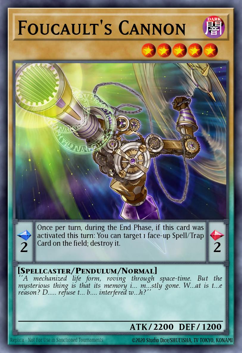 Foucault's Cannon Yu-Gi-Oh card