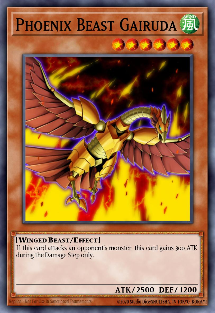 Phoenix Beast Gairuda Yu-Gi-Oh card