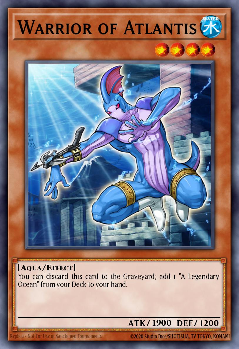 Warrior of Atlantis Yu-Gi-Oh card