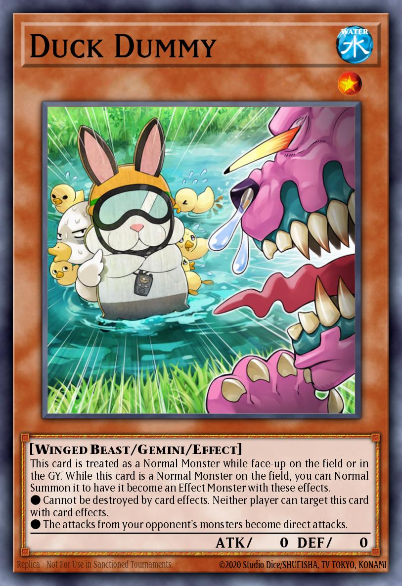 Duck Dummy Yu-Gi-Oh card