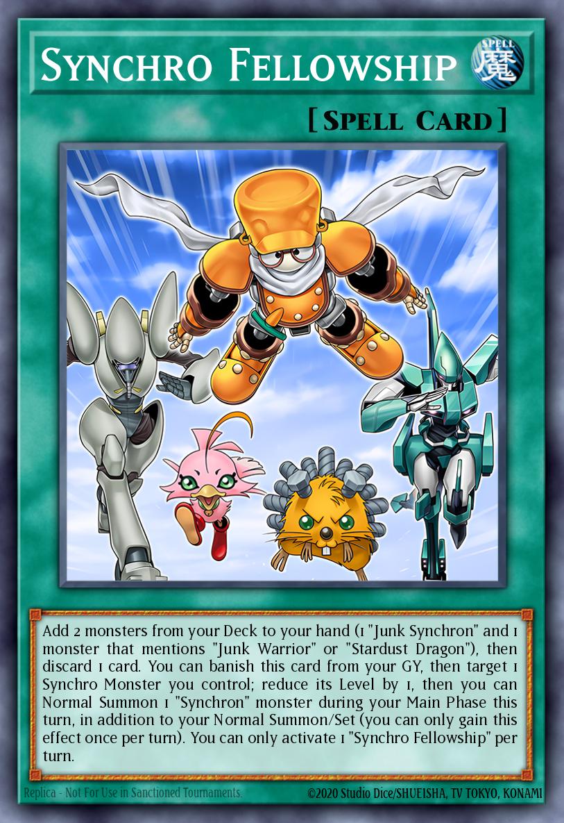 Synchro Fellowship Yu-Gi-Oh card