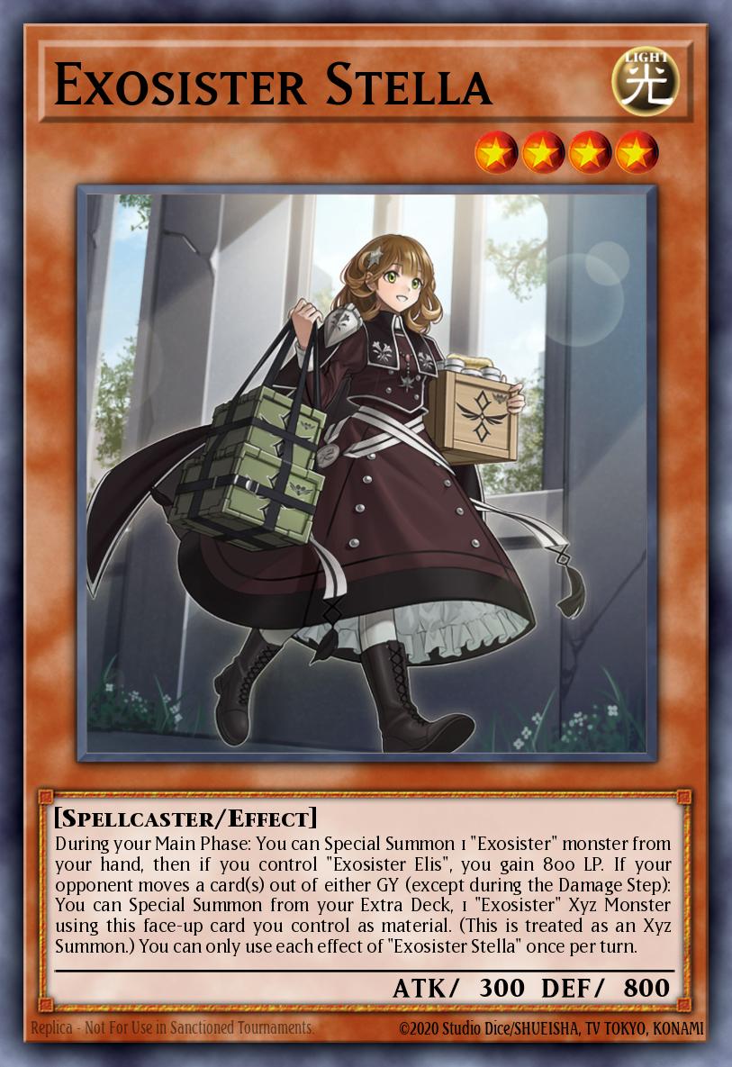 Exosister Stella Yu-Gi-Oh card