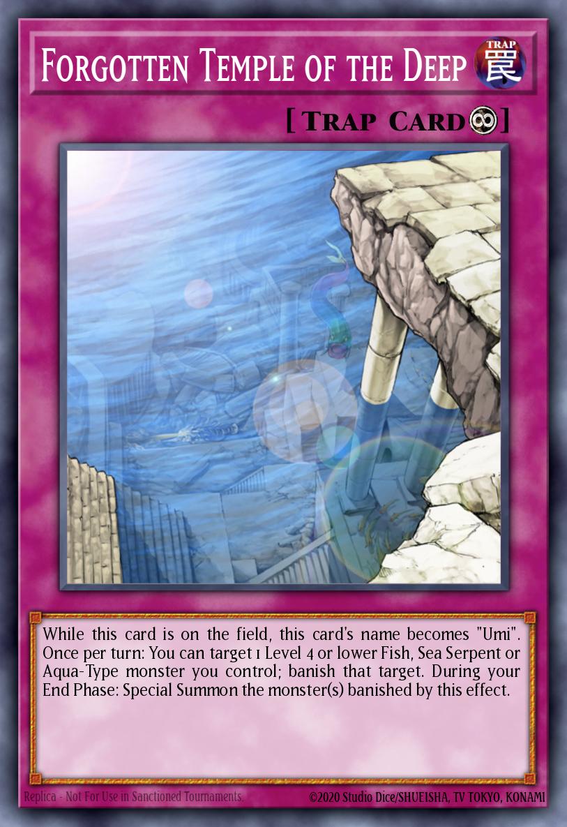 Forgotten Temple of the Deep Yu-Gi-Oh card