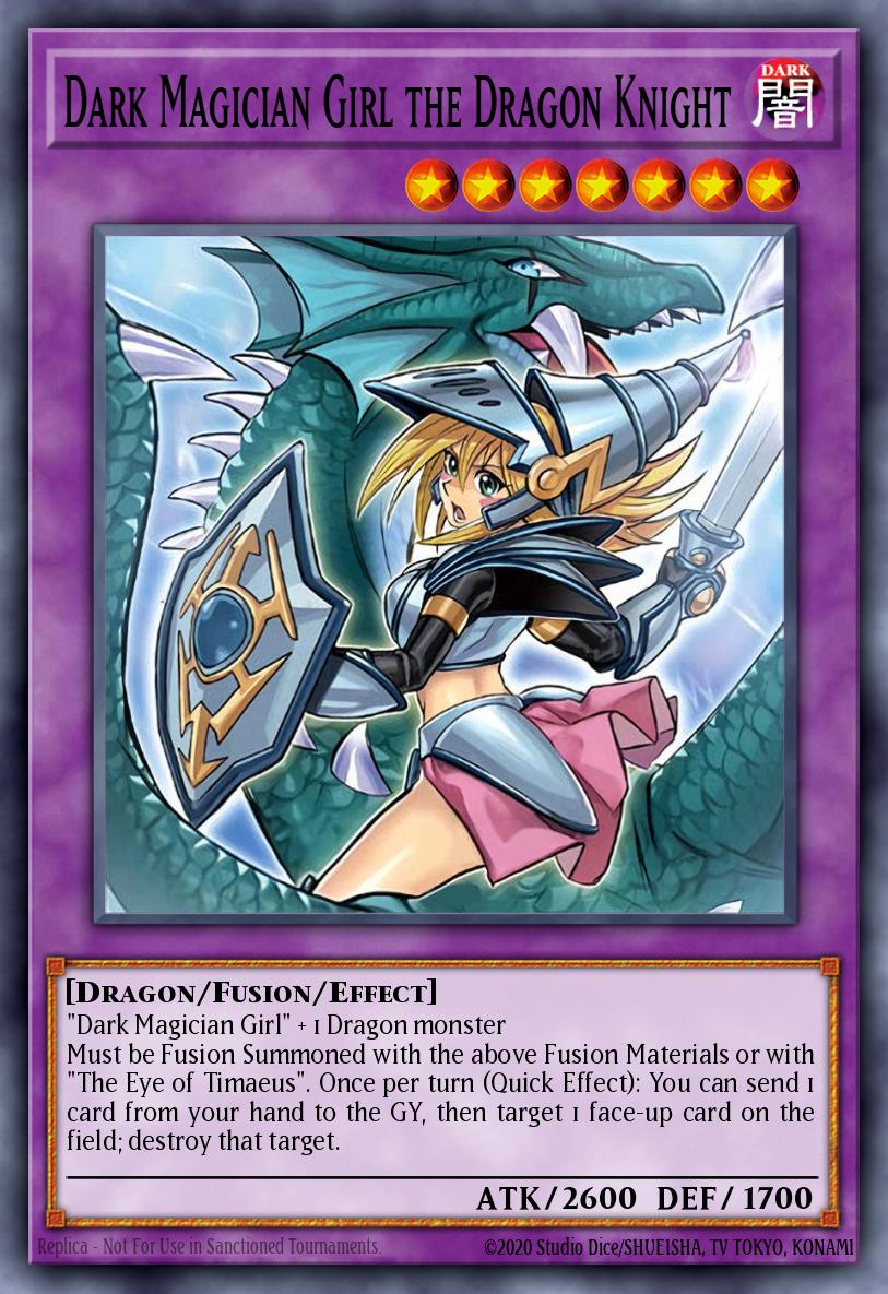 Dark Magician Girl the Dragon Knight Yu-Gi-Oh card