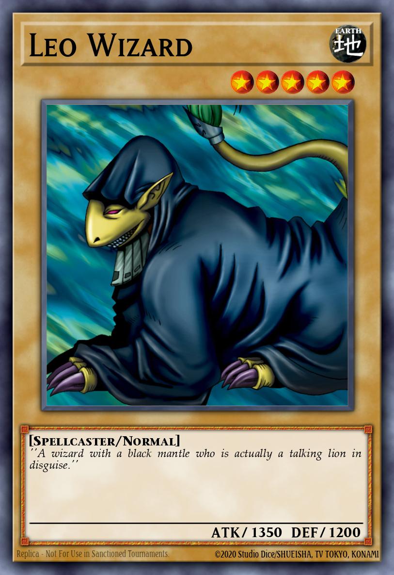 Leo Wizard Yu-Gi-Oh card