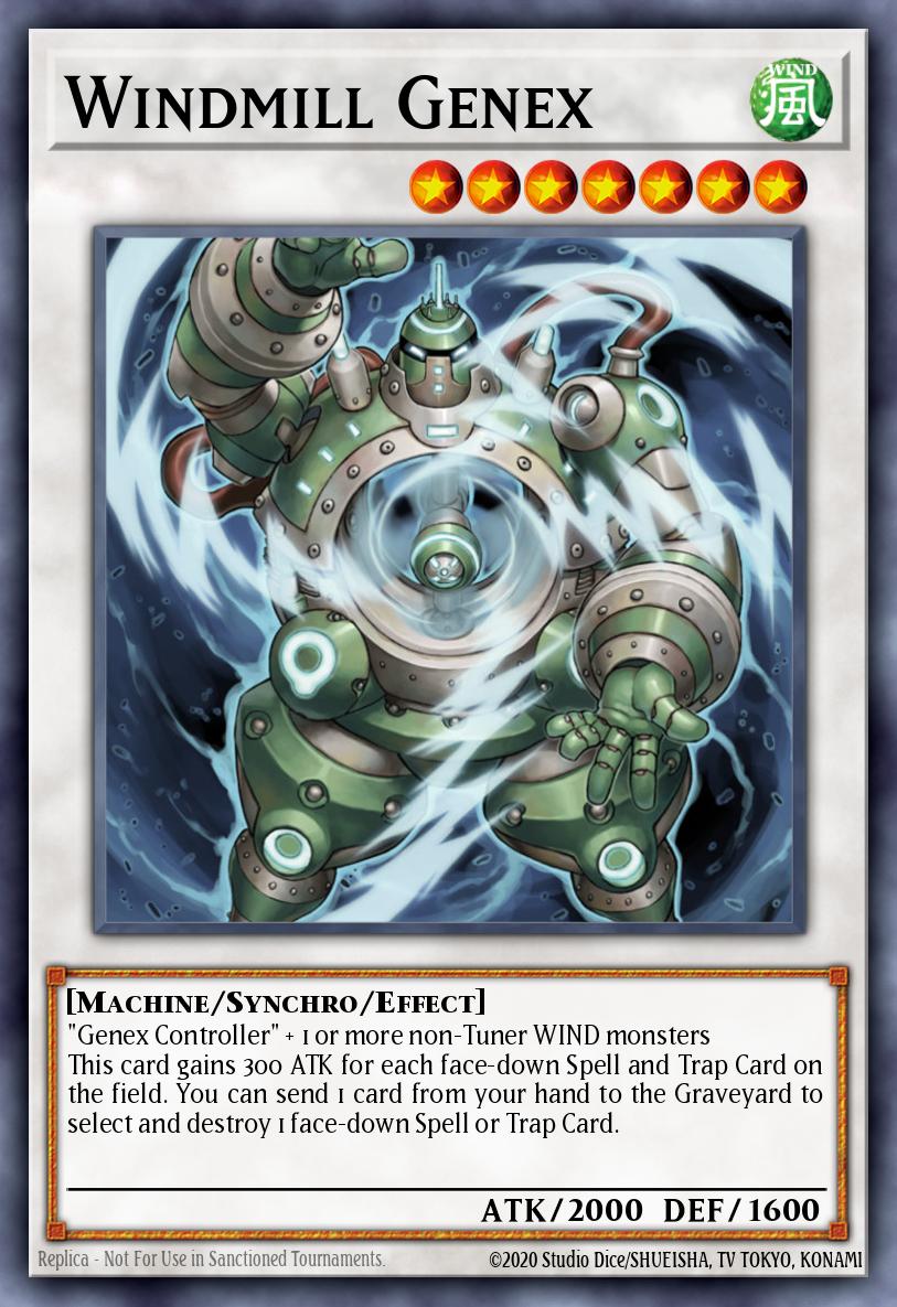 Windmill Genex Yu-Gi-Oh card