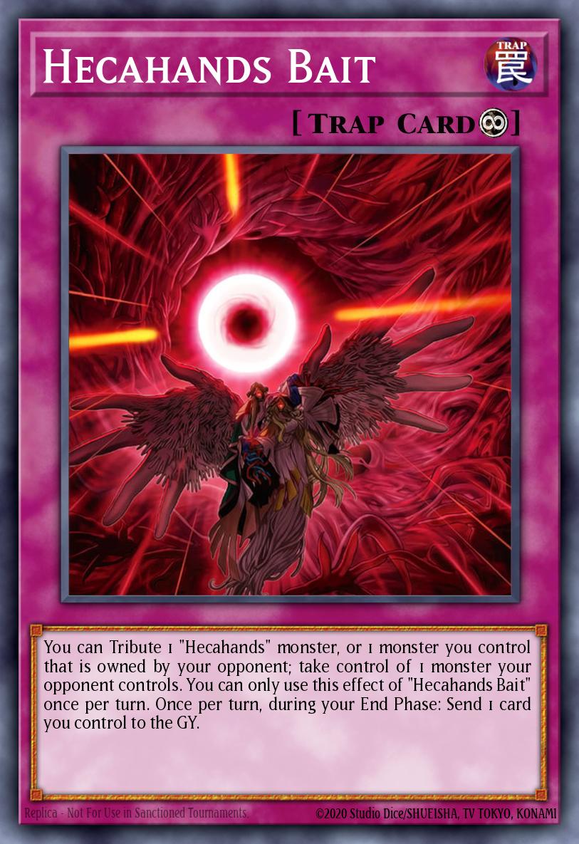 Hecahands Bait Yu-Gi-Oh card