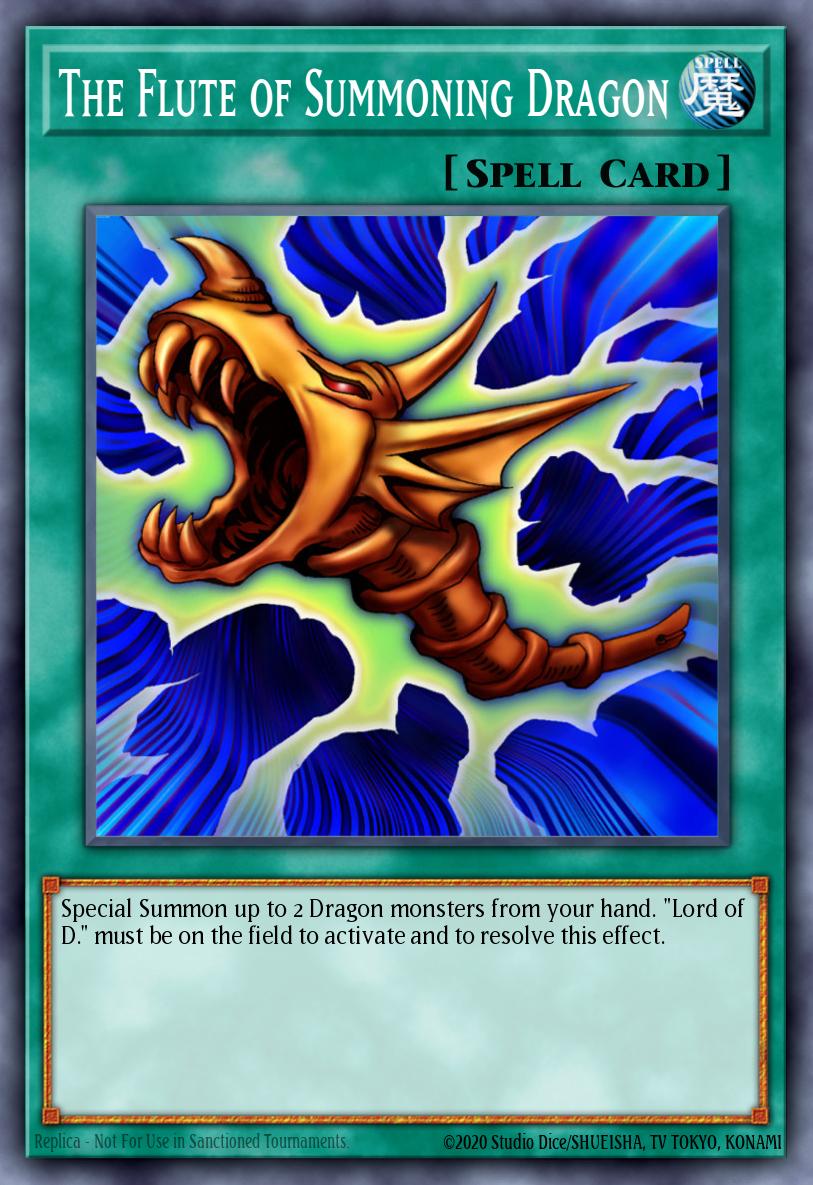 The Flute of Summoning Dragon Yu-Gi-Oh card