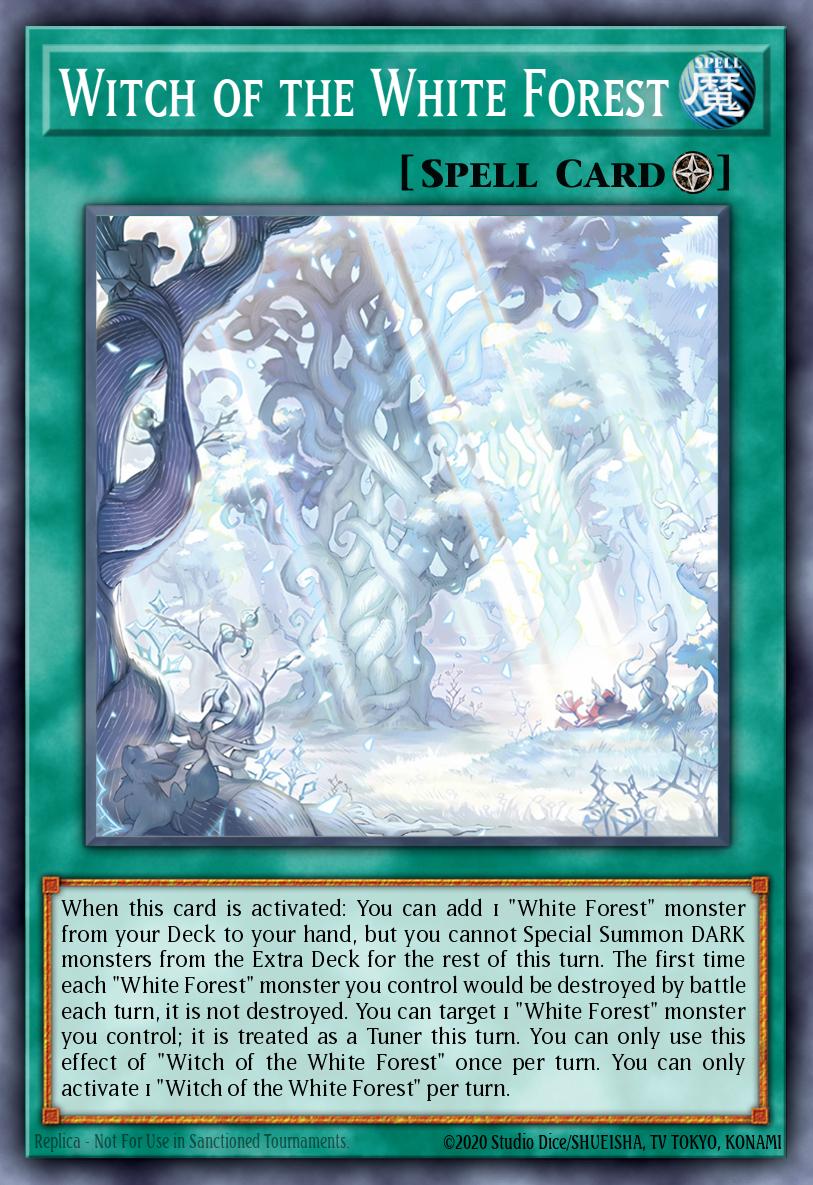Witch of the White Forest Yu-Gi-Oh card