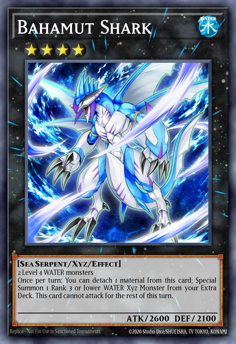 Bahamut Shark Yu-Gi-Oh card