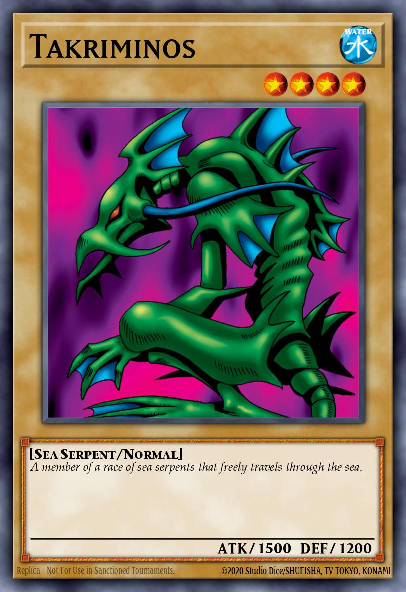 Takriminos Yu-Gi-Oh card