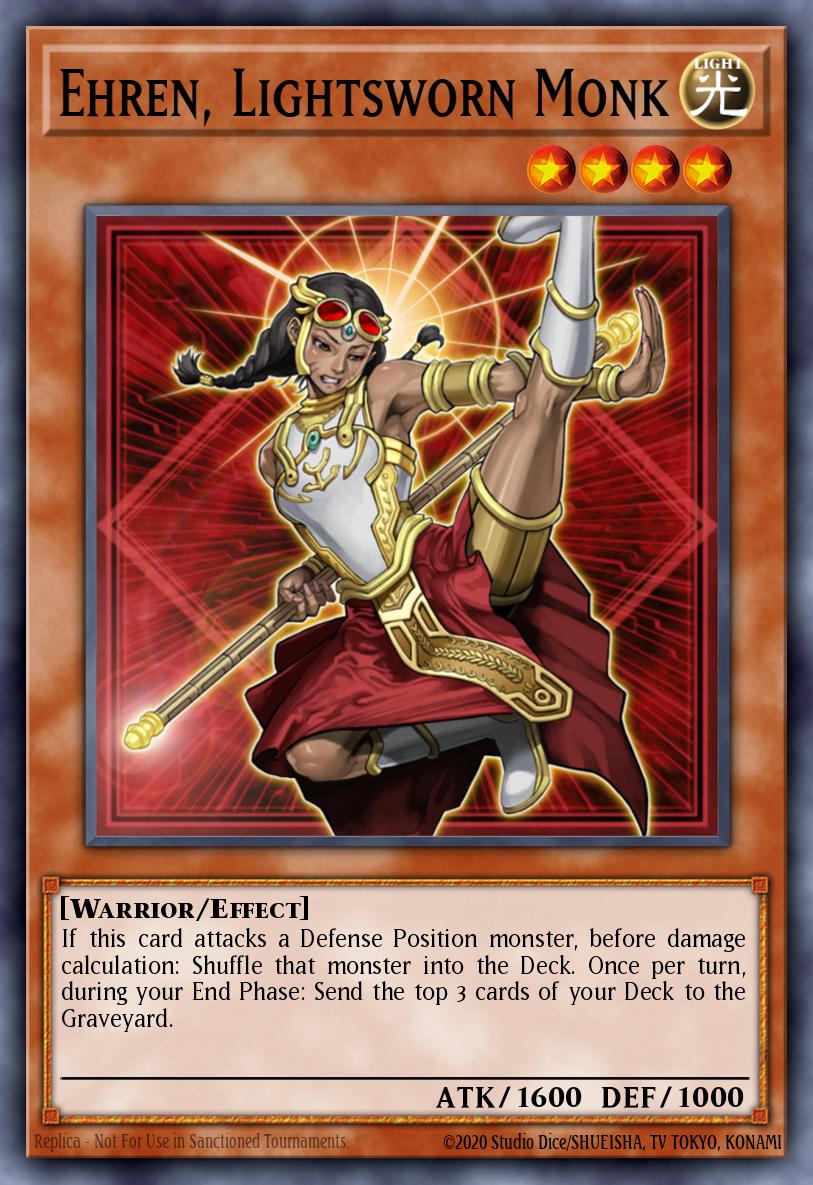 Ehren, Lightsworn Monk Yu-Gi-Oh card