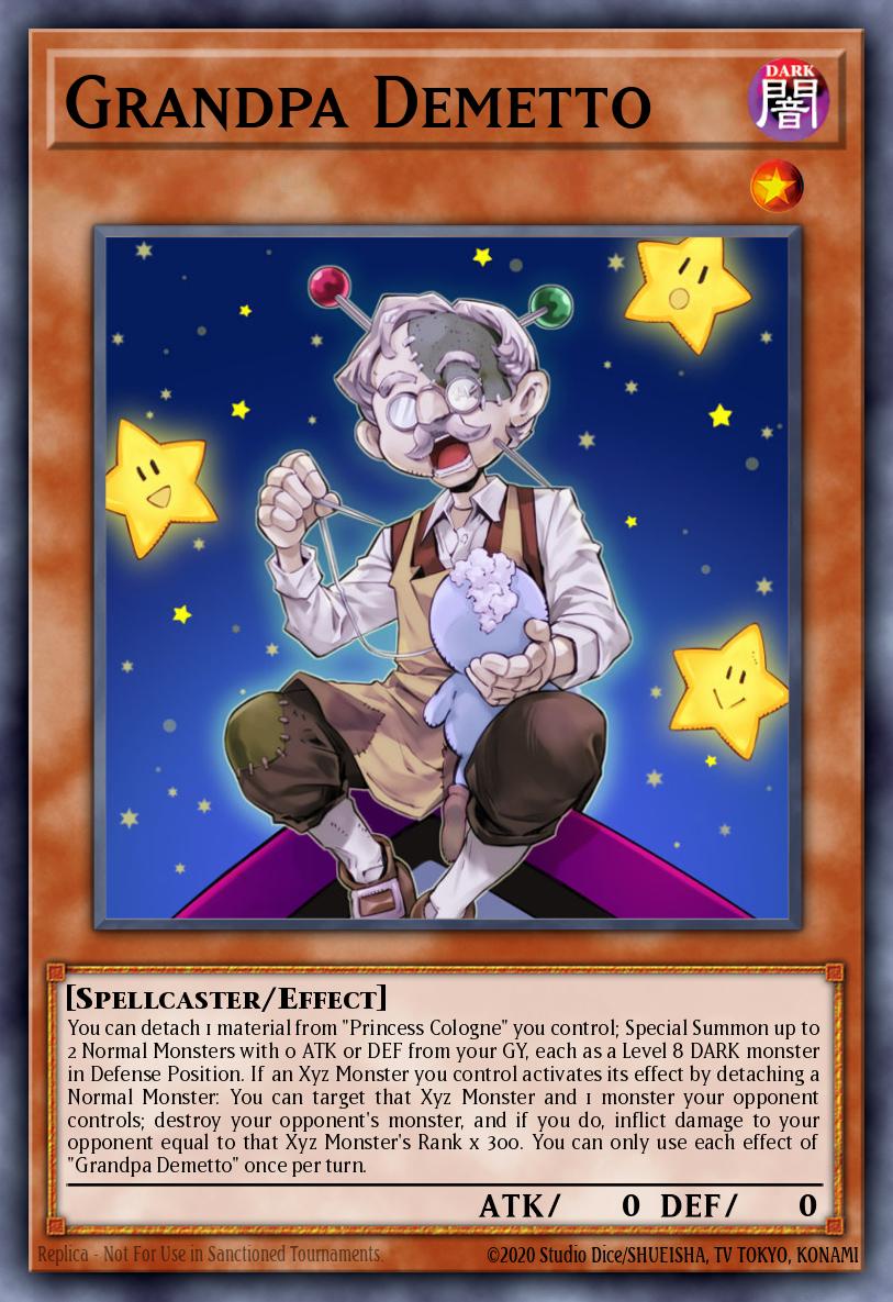 Grandpa Demetto Yu-Gi-Oh card