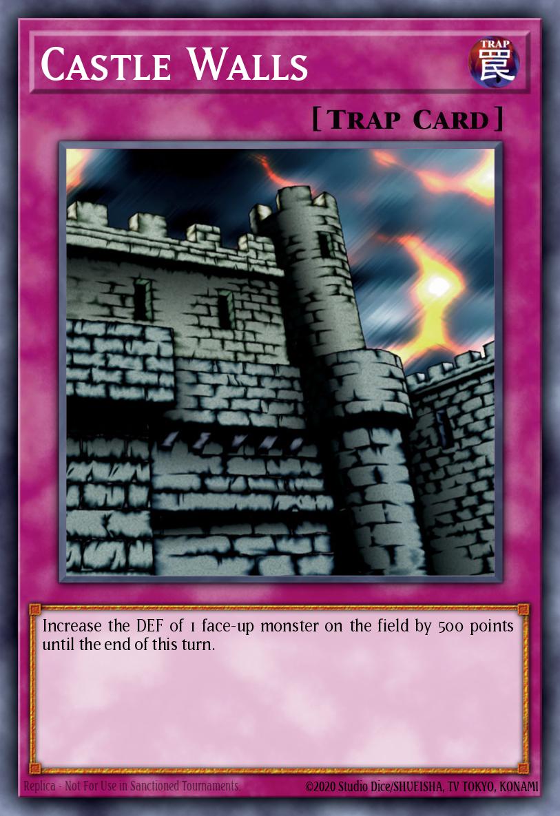 Castle Walls Yu-Gi-Oh card