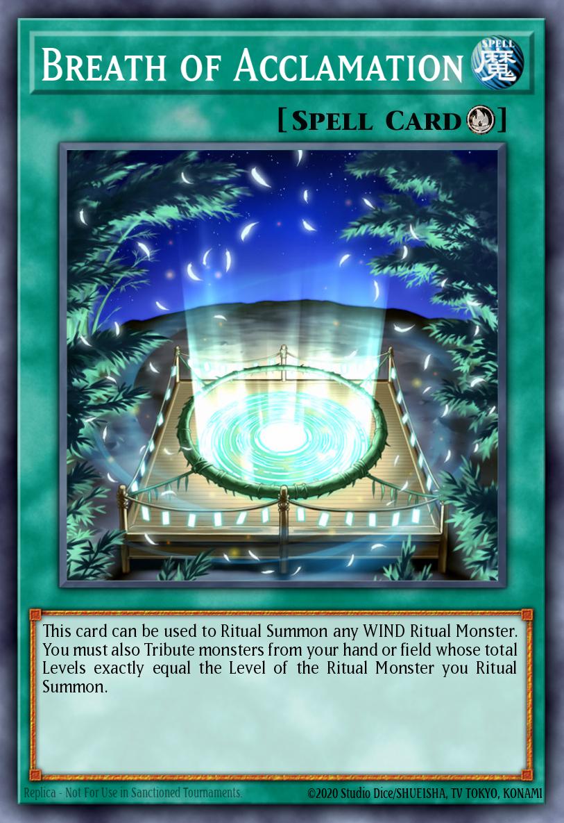 Breath of Acclamation Yu-Gi-Oh card