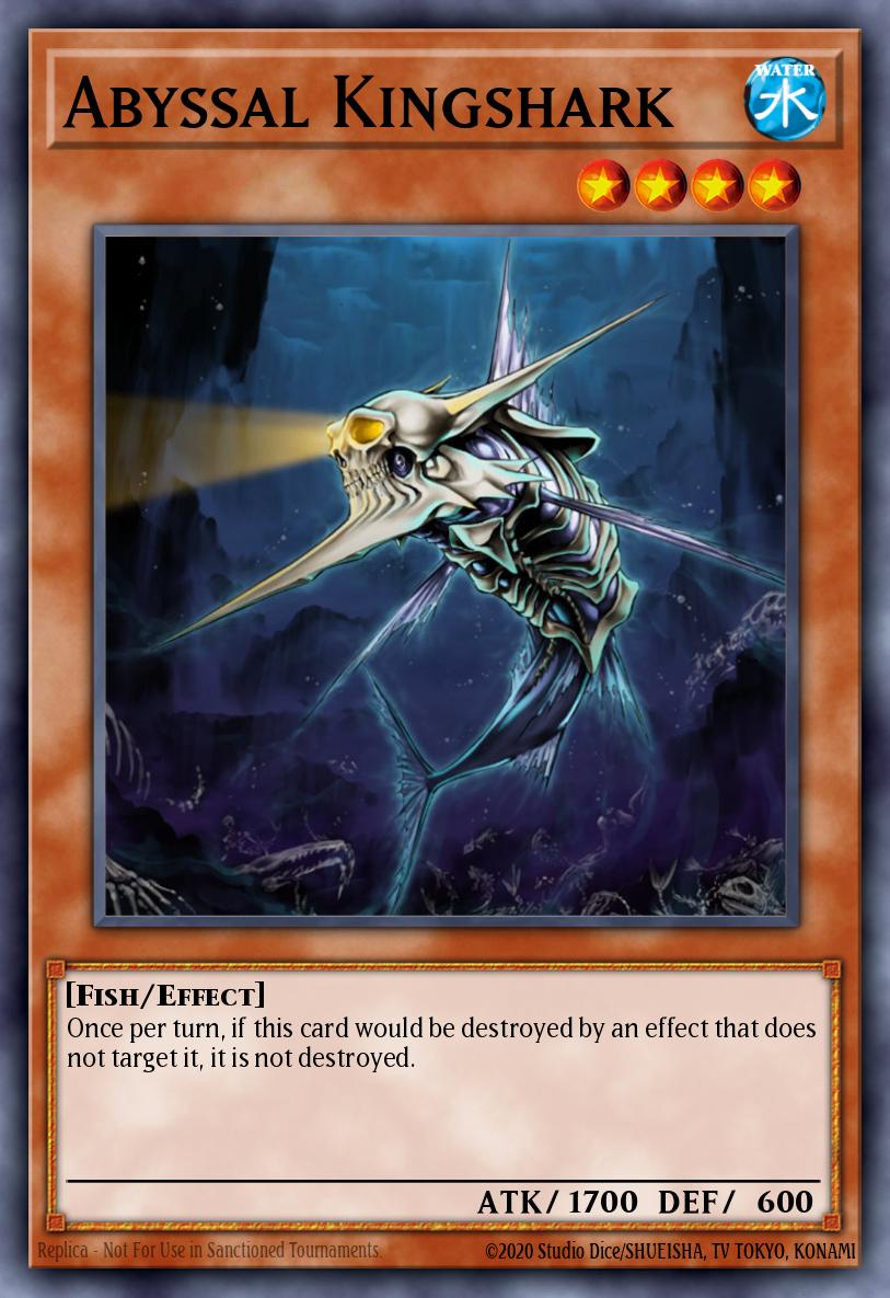 Abyssal Kingshark Yu-Gi-Oh card