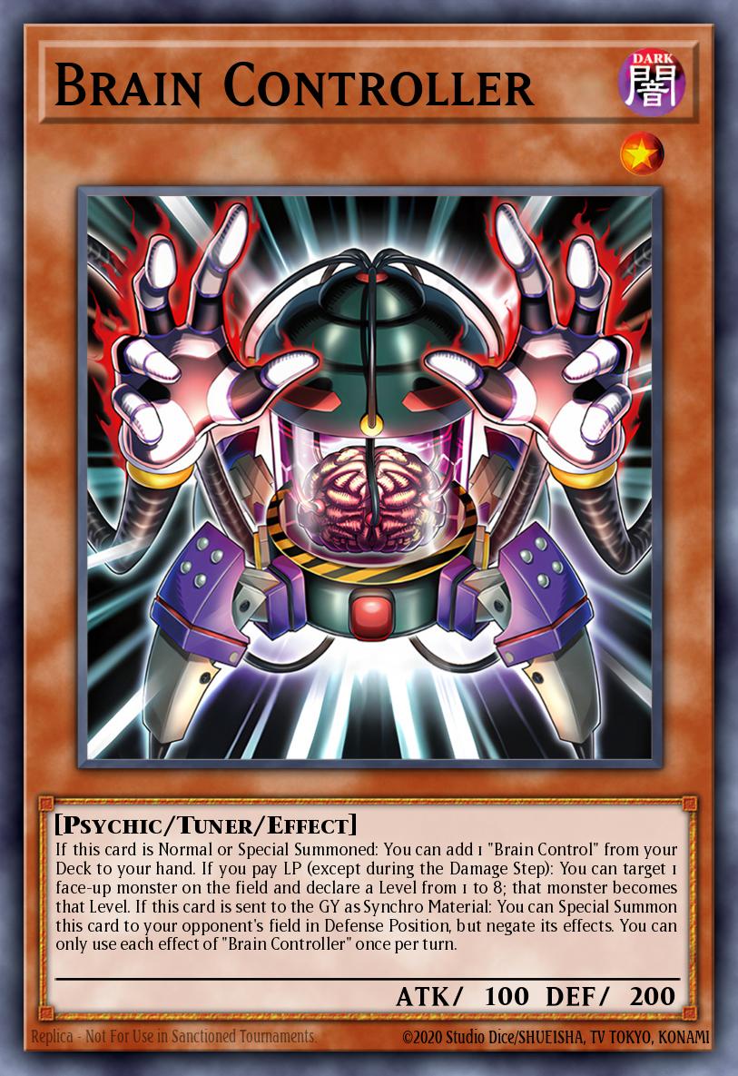 Brain Controller Yu-Gi-Oh card