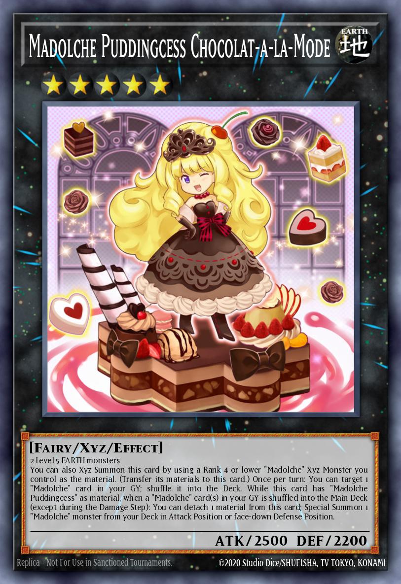 Madolche Puddingcess Chocolat-a-la-Mode Yu-Gi-Oh card