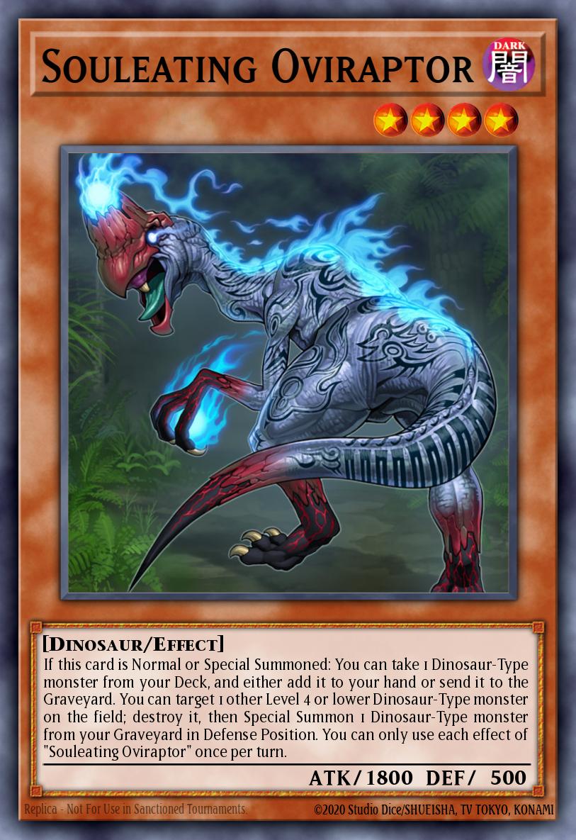Souleating Oviraptor Yu-Gi-Oh card