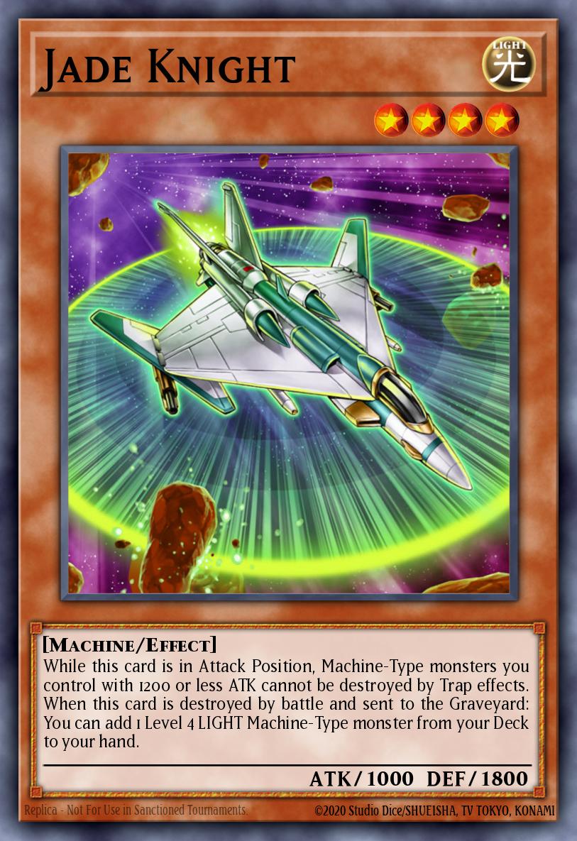 Jade Knight Yu-Gi-Oh card