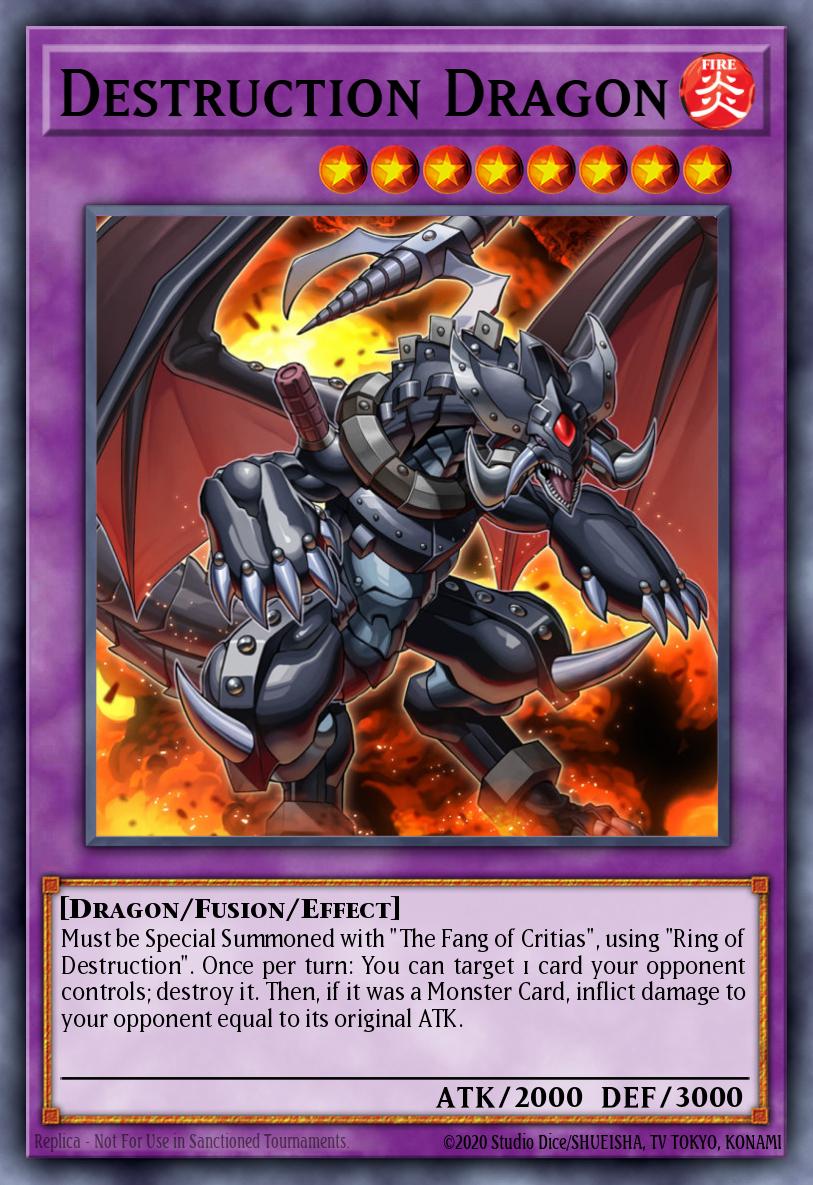 Destruction Dragon Yu-Gi-Oh card