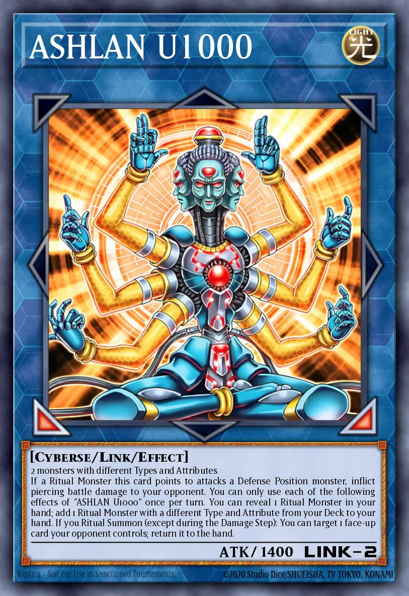ASHLAN U1000 Yu-Gi-Oh card