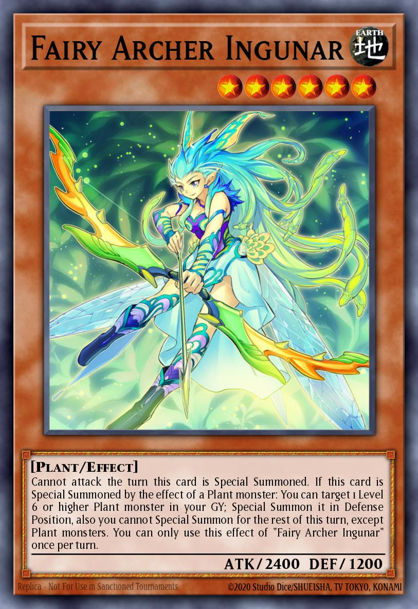 Fairy Archer Ingunar Yu-Gi-Oh card