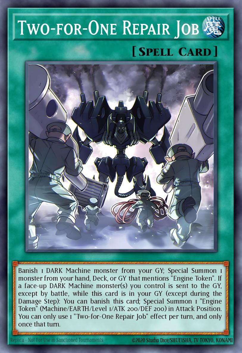 Two-for-One Repair Job Yu-Gi-Oh card