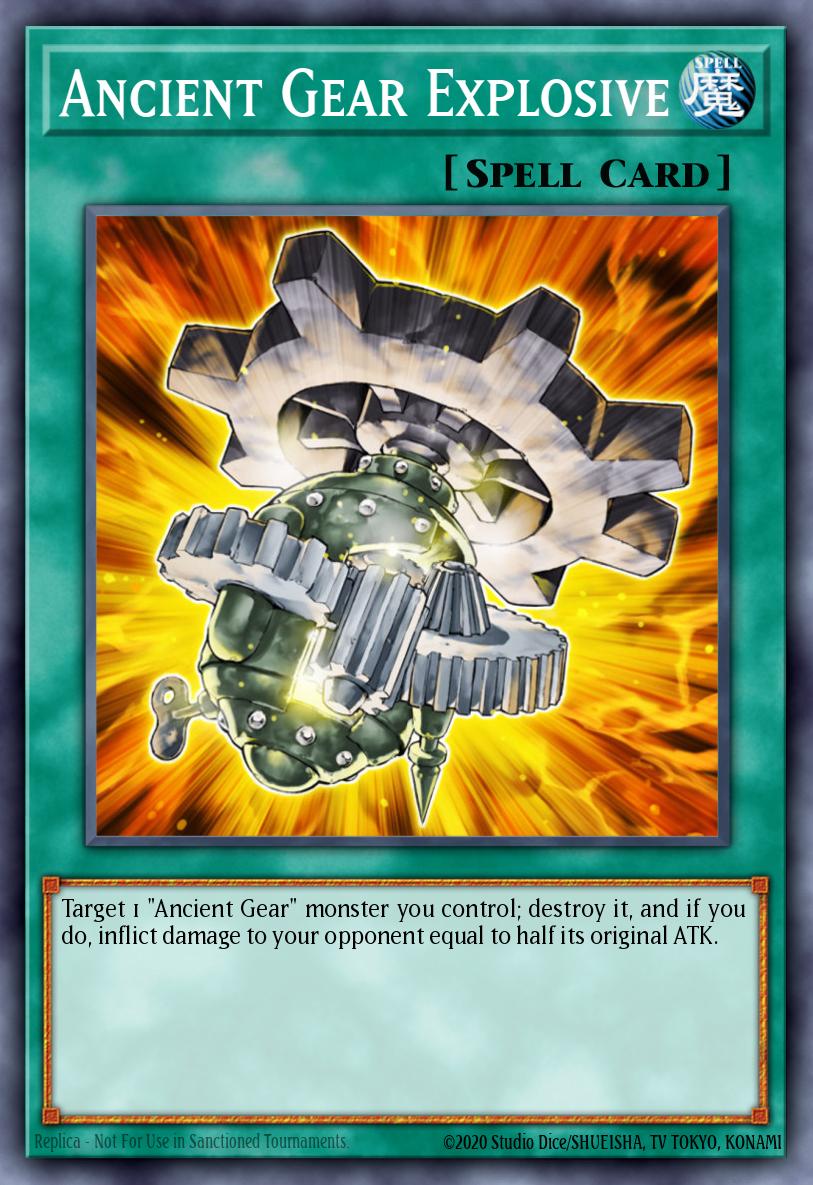 Ancient Gear Explosive Yu-Gi-Oh card