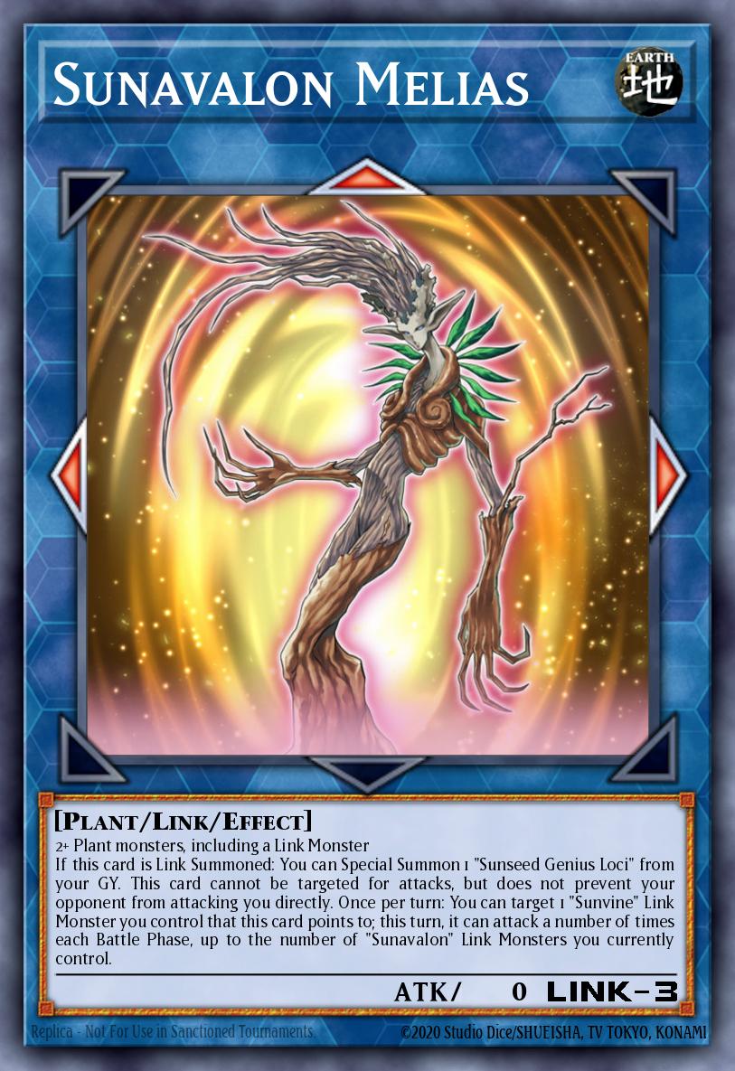 Sunavalon Melias Yu-Gi-Oh card