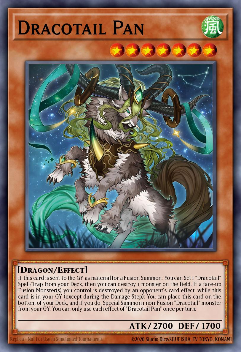 Dracotail Pan Yu-Gi-Oh card