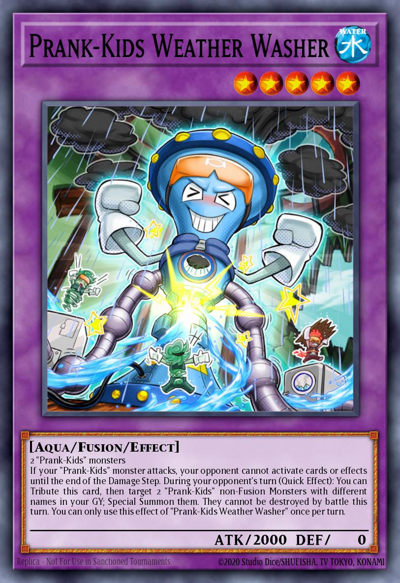 Prank-Kids Weather Washer Yu-Gi-Oh card