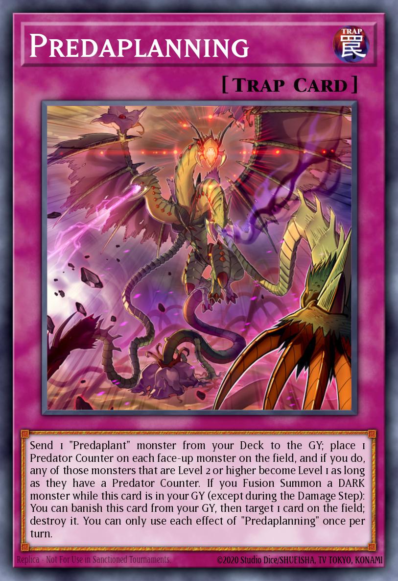Predaplanning Yu-Gi-Oh card