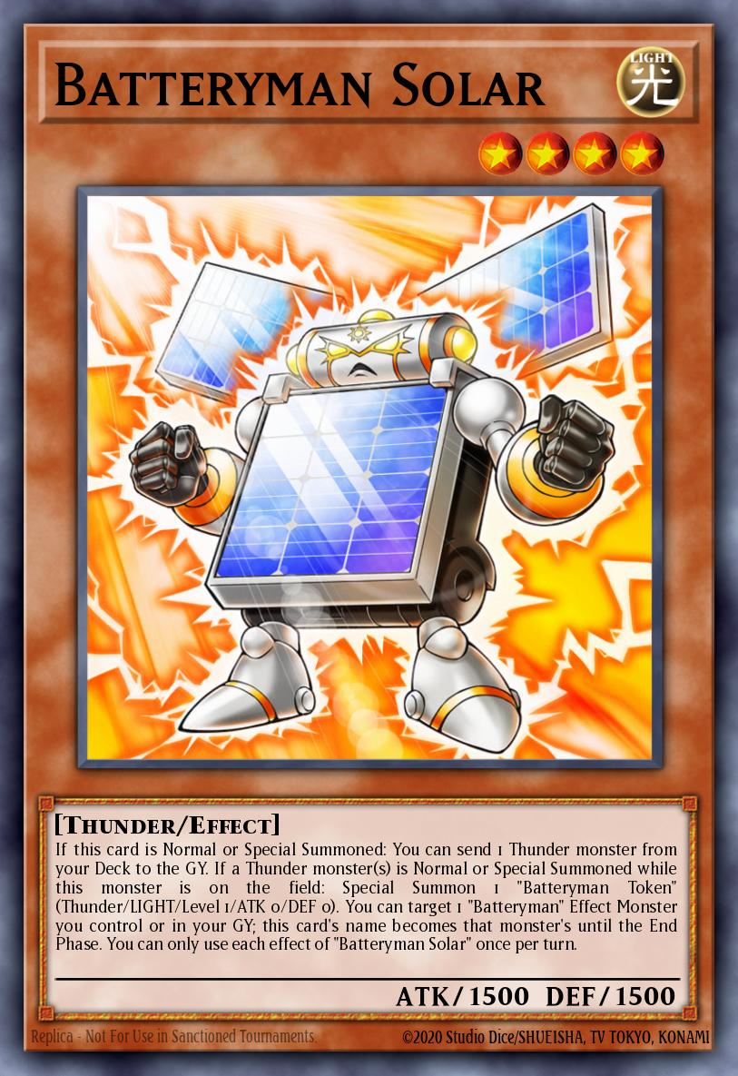 Batteryman Solar Yu-Gi-Oh card