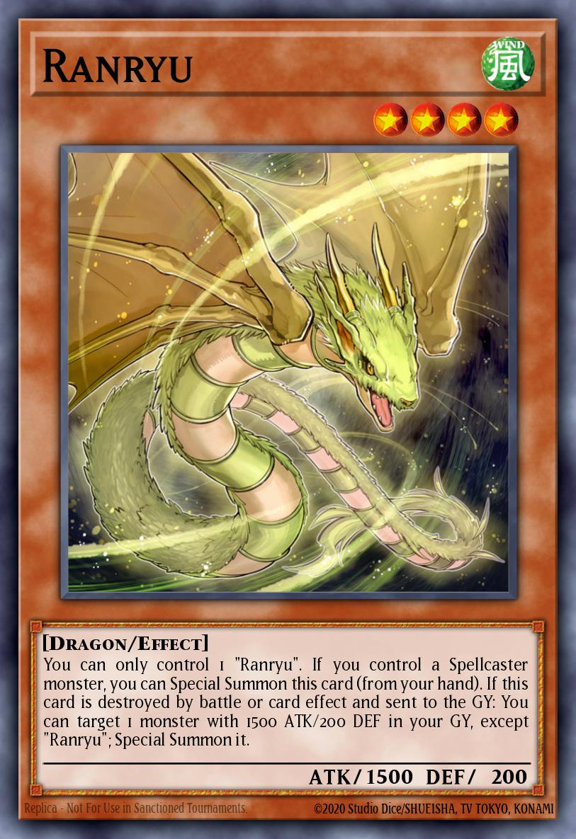 Ranryu Yu-Gi-Oh card