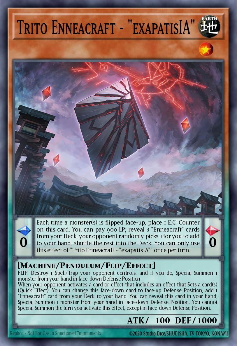 Trito Enneacraft - "exapatisIA" Yu-Gi-Oh card