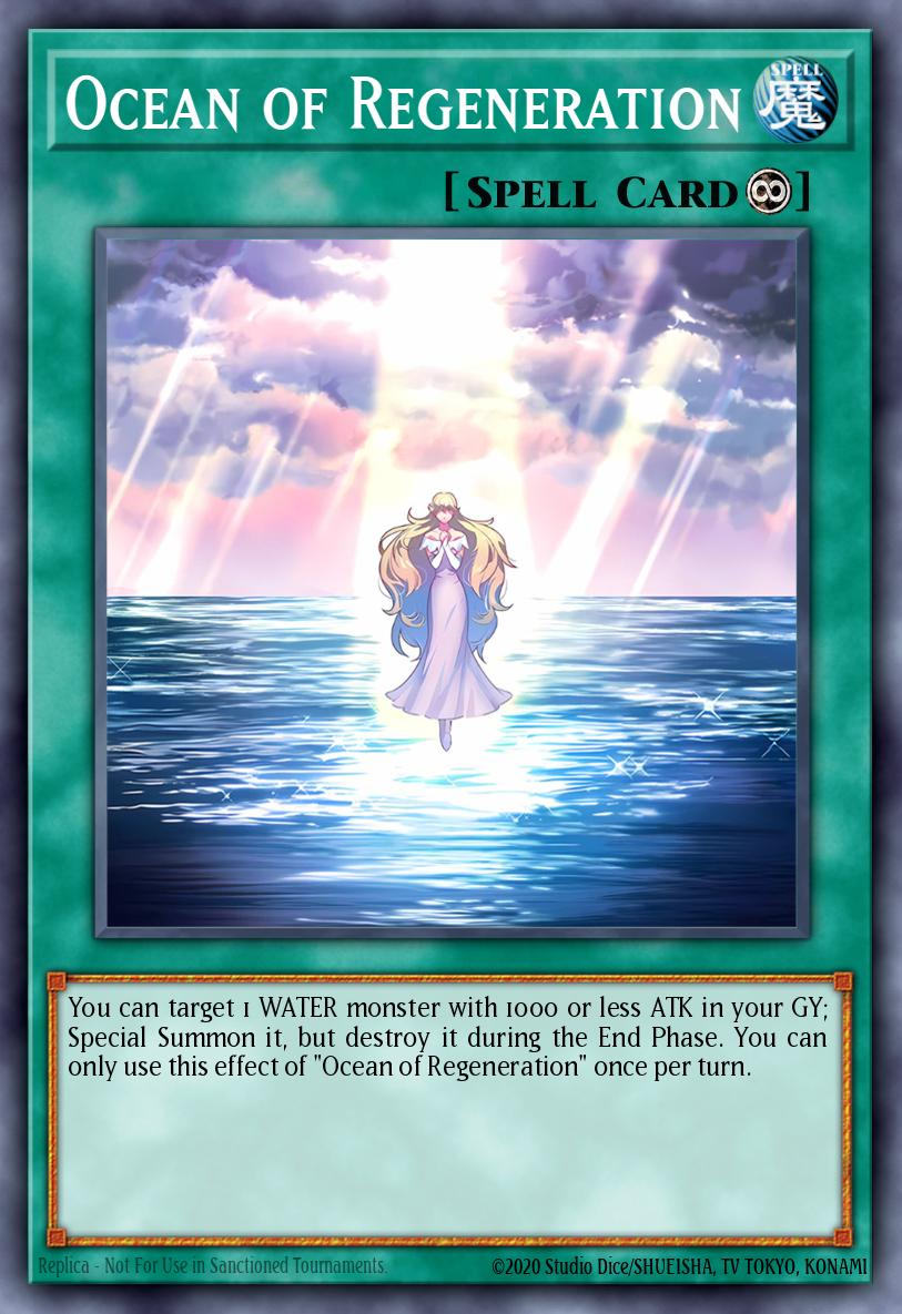 Ocean of Regeneration Yu-Gi-Oh card