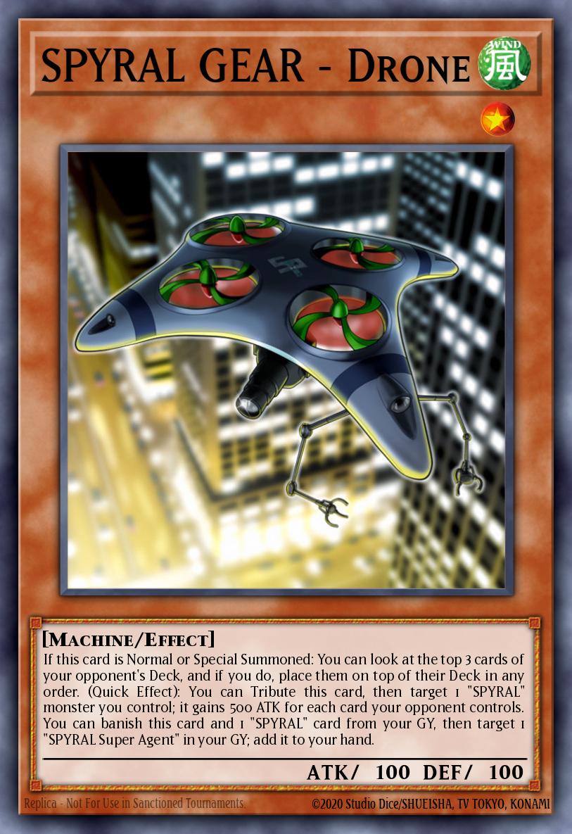 SPYRAL GEAR - Drone Yu-Gi-Oh card