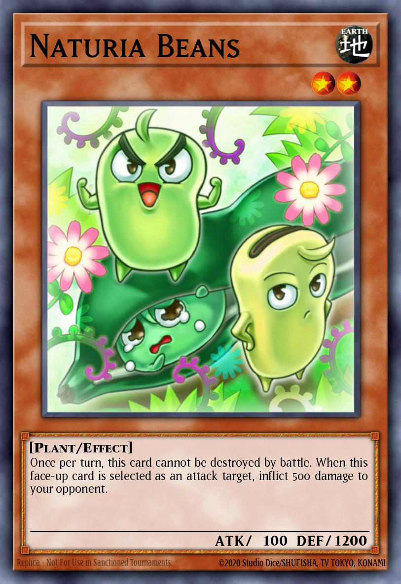 Naturia Beans Yu-Gi-Oh card