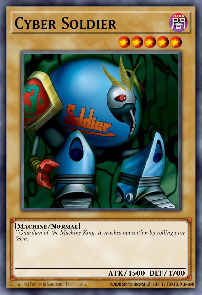 Cyber Soldier Yu-Gi-Oh card