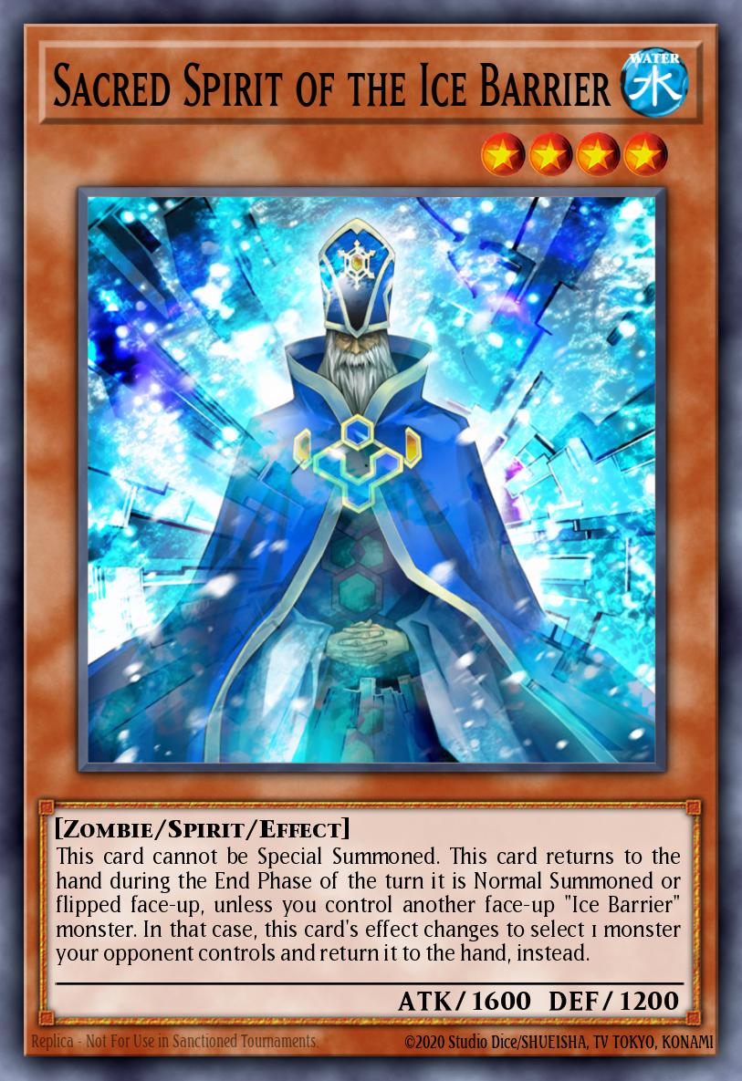 Sacred Spirit of the Ice Barrier Yu-Gi-Oh card